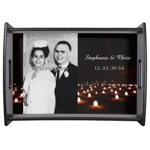 Your Wedding or Anniversary Photo Custom Serving Tray
