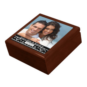 Your Wedding or Engagement Photo Anniversary Gift Box