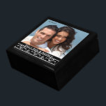 Your Wedding or Engagement Photo Anniversary Gift Gift Box<br><div class="desc">Wedding Black Lacquer Keepsake Custom Designer Personalized Jewelry Box or Memory Box Elegant Unique Wedding Anniversary  Christmas Gifts or Valentines Day Gifts</div>