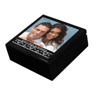 Your Wedding or Engagement Photo Anniversary Gift Gift Box