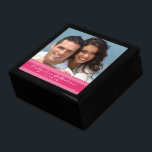 Your Wedding or Engagement Photo Anniversary Gift Jewelry Box<br><div class="desc">Wedding Black Lacquer Keepsake Custom Designer Personalized Jewelry Box or Memory Box Elegant Unique Wedding Anniversary  Christmas Gifts or Valentines Day Gifts</div>