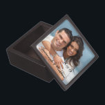 Your Wedding or Engagement Photo Anniversary Gift Keepsake Box<br><div class="desc">Wood Keepsake Custom Designer Personalized Jewelry Box or Memory Box With Your Couples Photo or Wedding Photo or Anniversary Photo or Family Photo</div>