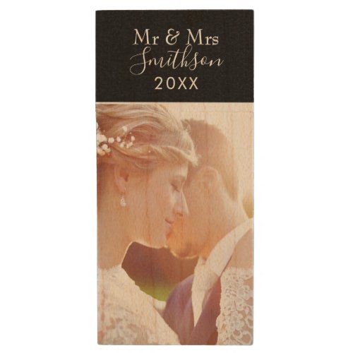 Your Wedding Photos Wood Flash Drive