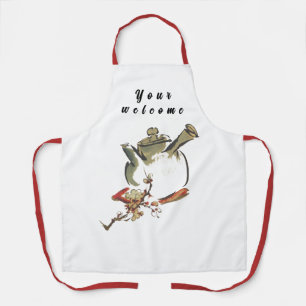 Your welcome,Cooking and serving with the chef Apron
