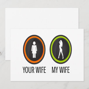Your Wife My Wife Holiday Card