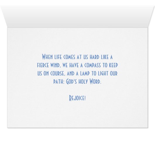 Your Word Is a Light Psalm 119:105 Bible Verse (Inside Horizontal (Bottom))