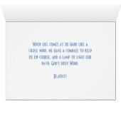 Your Word Is a Light Psalm 119:105 Bible Verse Cards (Inside Horizontal (Bottom))