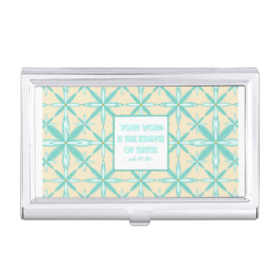 Your Word is the Essence of Truth card Holder