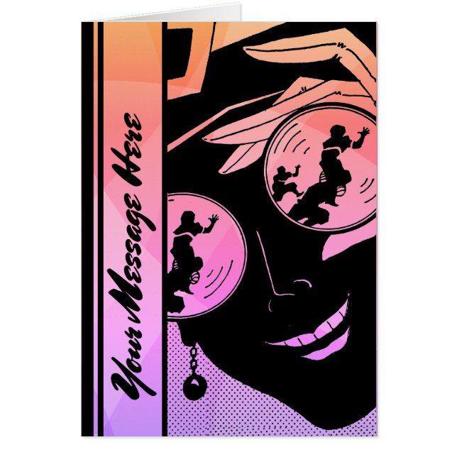 Your Words on Beach Girl Cards (Front)