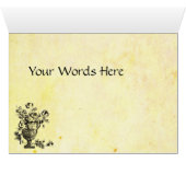 Your Words on Oak Tree Woodcut (Inside Horizontal (Bottom))