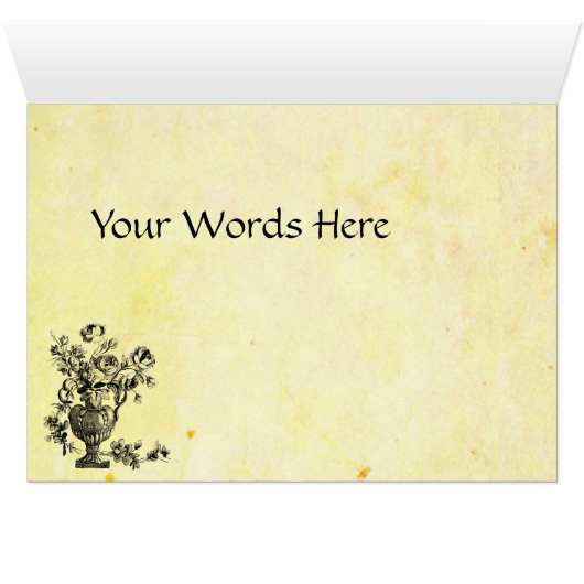 Your Words on Oak Tree Woodcut (Inside Horizontal (Bottom))