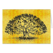 Your Words on Oak Tree Woodcut (Front Horizontal)