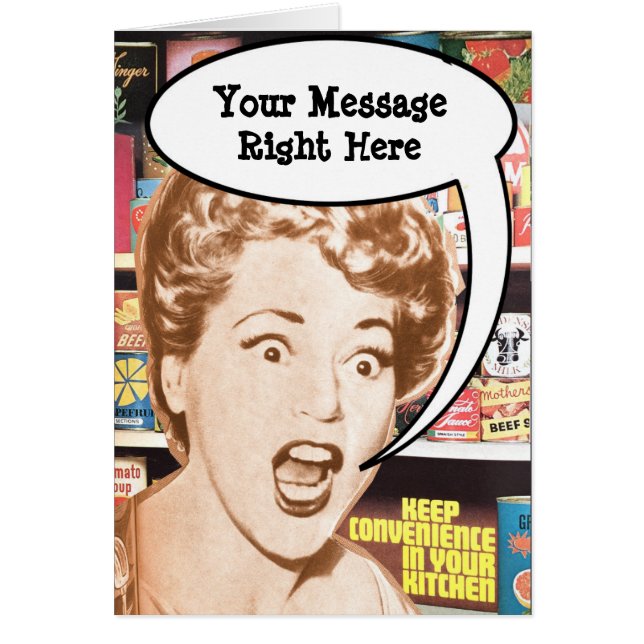 Your Words with Excited Woman (Front)