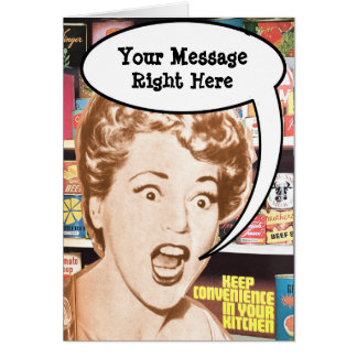 Your Words with Excited Woman Cards