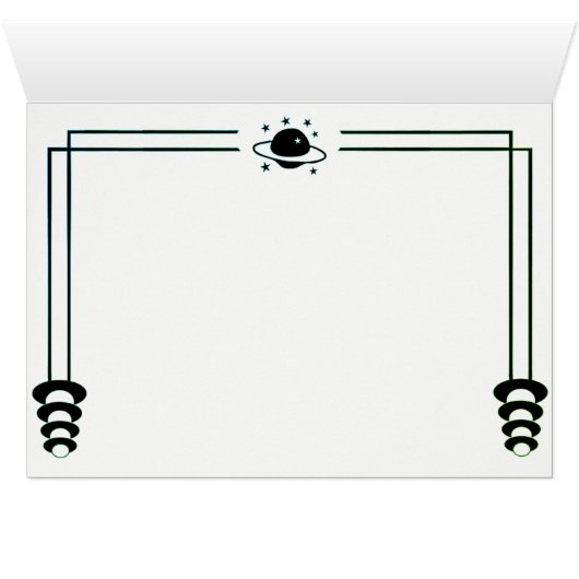 Your Words with Futuristic Black Sedan (Inside Horizontal (Bottom))