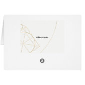 Your Words with Futuristic Black Sedan Cards (Back Horizontal)