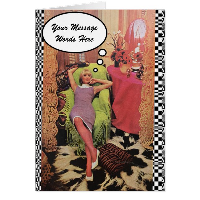 Your Words with Super Mod Lounger Cards (Front)