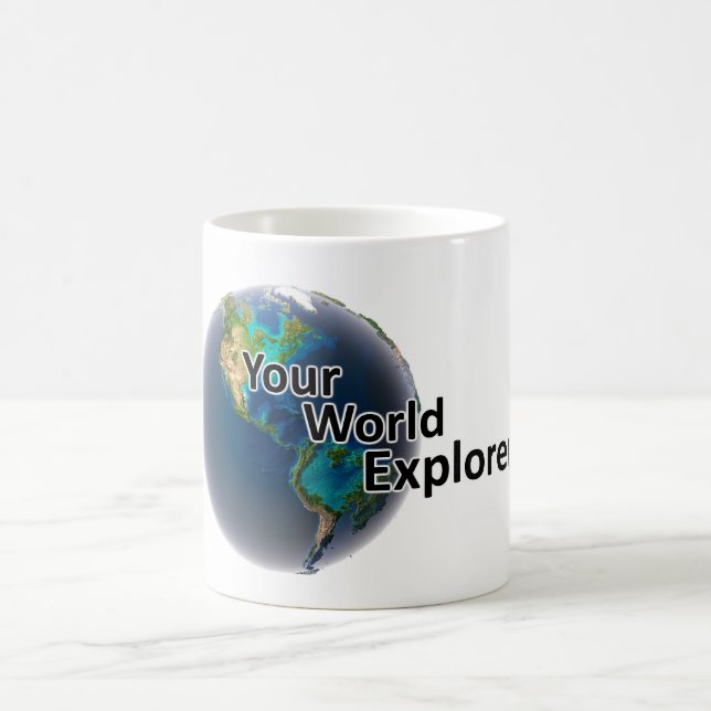 Your World Explorer Coffee Mug (Center)