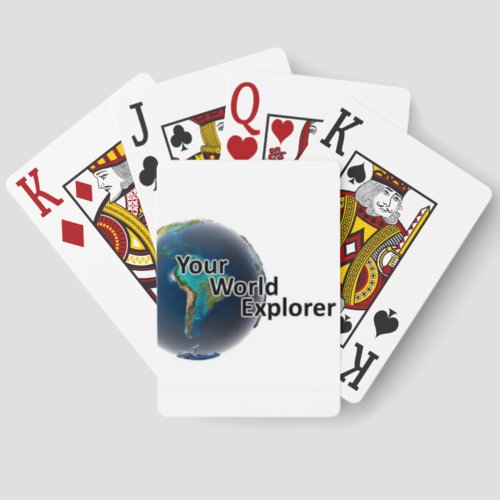 Your World Explorer Playing Cards