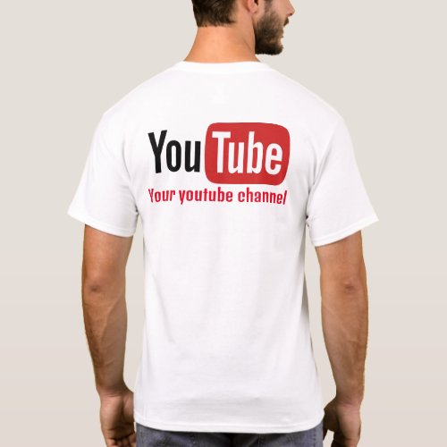 Your youtube channel 00 T_Shirt