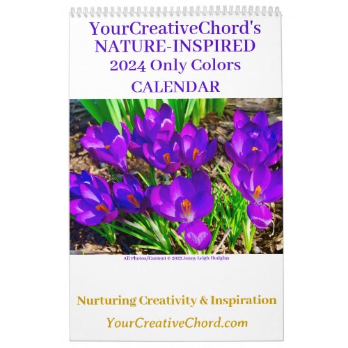 YourCreativeChord 2024 Only Colors Calendar