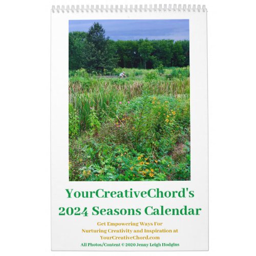 YourCreativeChord 2024 Seasons Calendar