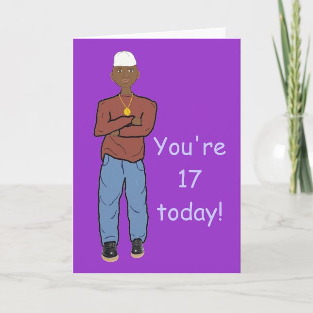You're 17 today Card (Front)