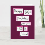 You're 29 again? Fun Add-a-Name Birthday Greeting Card<br><div class="desc">We can dream can't we? See more funny cards to personalize at Zigglets here at Zazzle. There's a direct link below.</div>