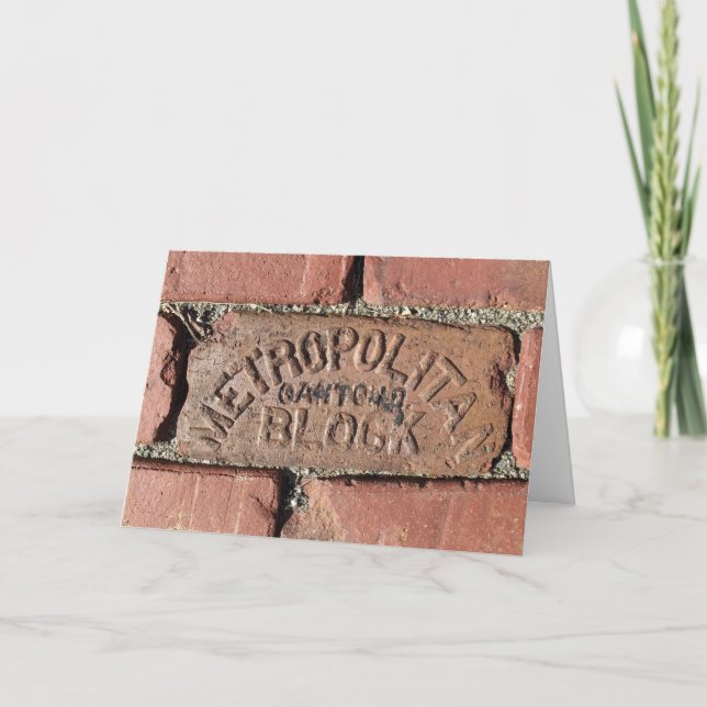 You're a Brick - Thank You Card (Front)