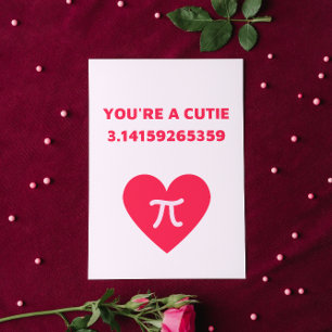 You're a cutie pi holiday card