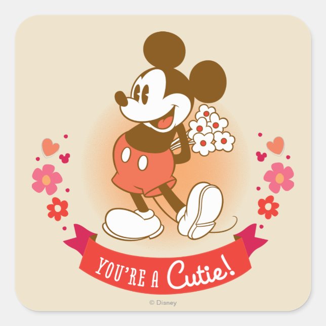 You're a Cutie! Square Sticker (Front)