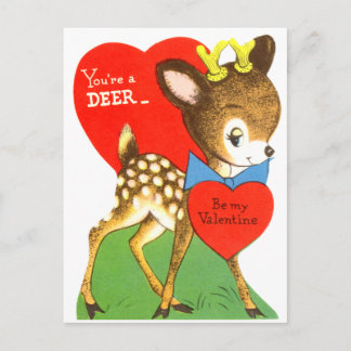 You're a Deer Valentine Holiday Postcard