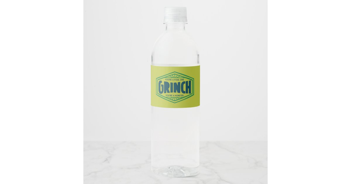 Grinch Water Bottle Labels, Grinchmas Water Bottle Labels, the