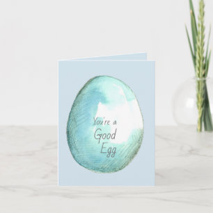 You're A Good Egg Thank You Card