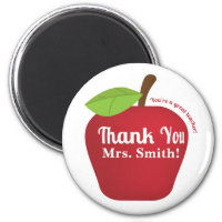You're a great teacher! Teacher appreciation apple Magnet