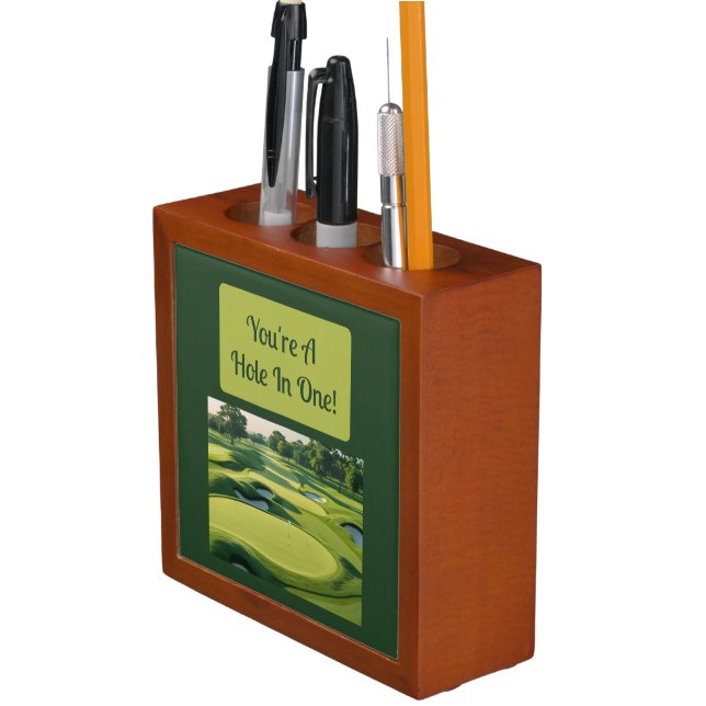 You're A Hole In One! 2025 Desk Organizer (In Situ)
