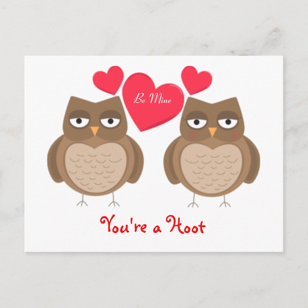 You're a Hoot Owls Postcard | Zazzle