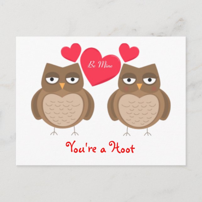 You're a Hoot Owls Postcard (Front)