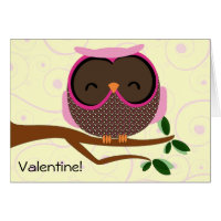 You're a Hoot Valentine Card