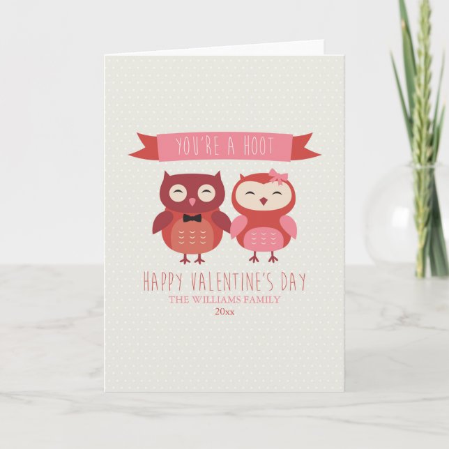 You're A Hoot | Valentine's Day Cards (Front)