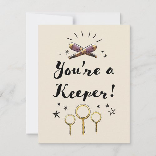Youre A Keeper Note Card