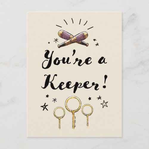 Youre A Keeper Postcard
