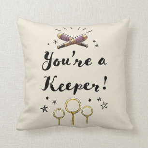 You're A Keeper Throw Pillow
