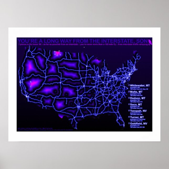 You're a Long Way From the Interstate Poster (Front)