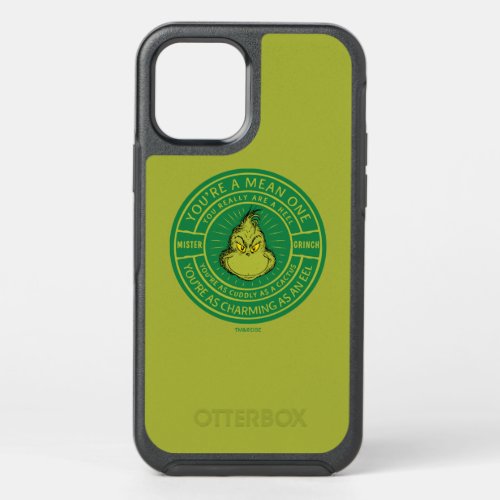 Youre a Mean One Mister Grinch Badge OtterBox Symmetry iPhone 12 Pro Case