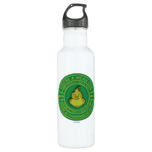 You're a Mean One Mister Grinch Badge Stainless Steel Water Bottle