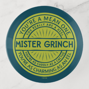 You're a Mean One Mister Grinch Quote Trinket Tray