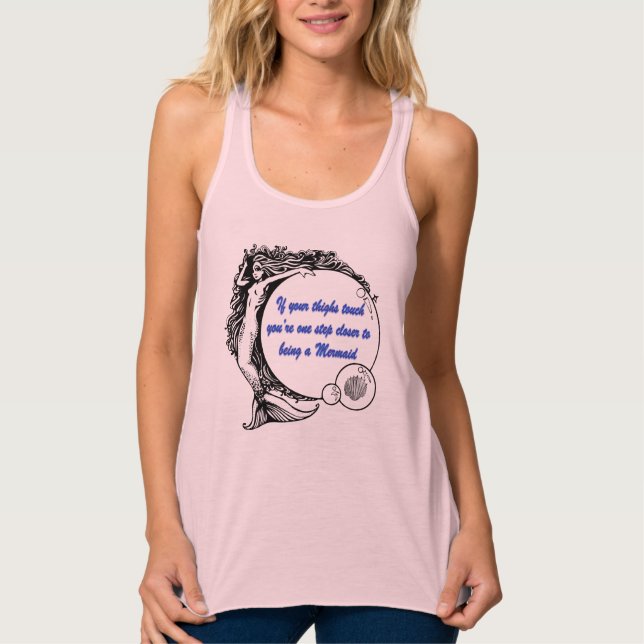 You're a Mermaid Tank Top (Front)