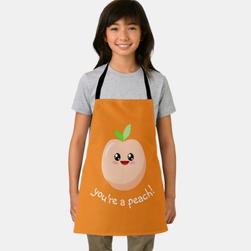 Youre a peach apron