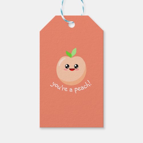 Youre a peach gift tags